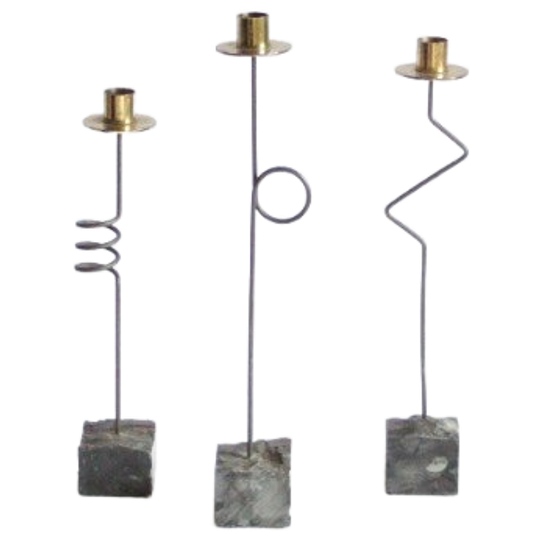 Postmodern Candle Sticks By Ehlen Johansson For Ikea, 1987 1