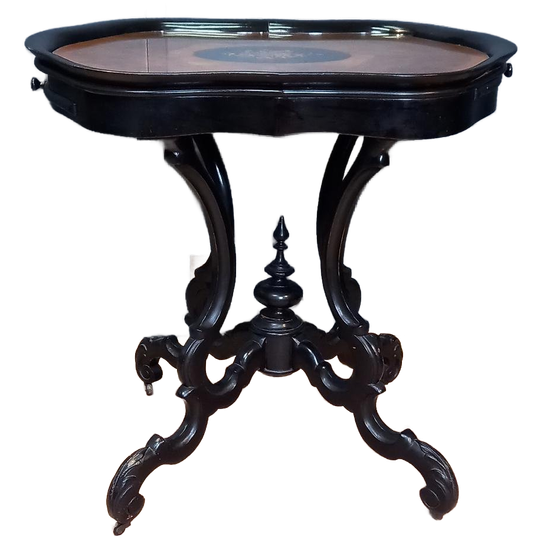 Antieke Wijntafel, Hollands Willem Iii In Horrix Stijl 1