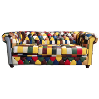 Chesterfield Brighton Kameleon – 3-zits, Leer