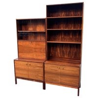 Vintage Wandmeubel Boekenkast Palissander Jaren 70 Design