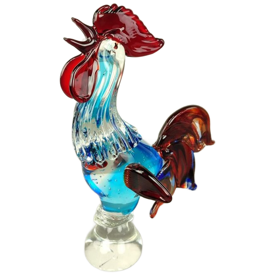 Grote Haan In Murano Glas 1