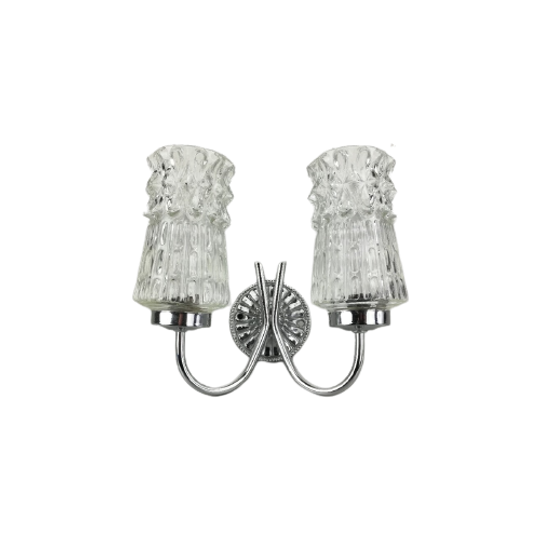 Vintage Chroom Wandlamp 1