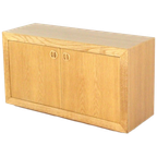 Vintage Eiken Compact Dressoir Sideboard Kast thumbnail 1