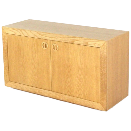Vintage Eiken Compact Dressoir Sideboard Kast 1