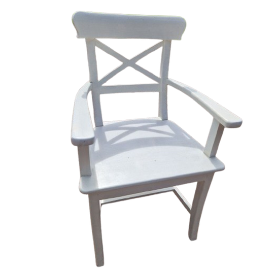 Set Van 6 Cross Back Landelijke Armstoelen 1