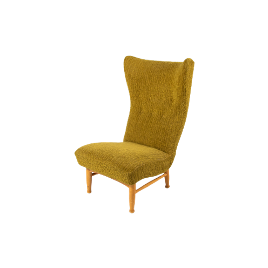Sculptural Lounge Chair By Elias Svedberg For Nordiska Kompaniet 1950’s 1