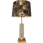 Unique Brutalist Table Lamp - Silver-plated Aluminum - Willy Luyckx For Aluclair - 1960s thumbnail 1