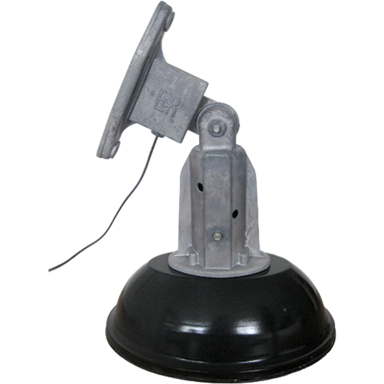 Vintage Zwart Emaille Frans Industriële Lamp 1