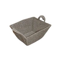 Gevlochten Mand Met Metalen Frame
