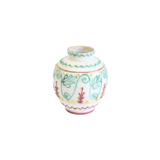 Fratelli Fanciullacci Vase With Decorations, Italy 1950s - 1960s. 1