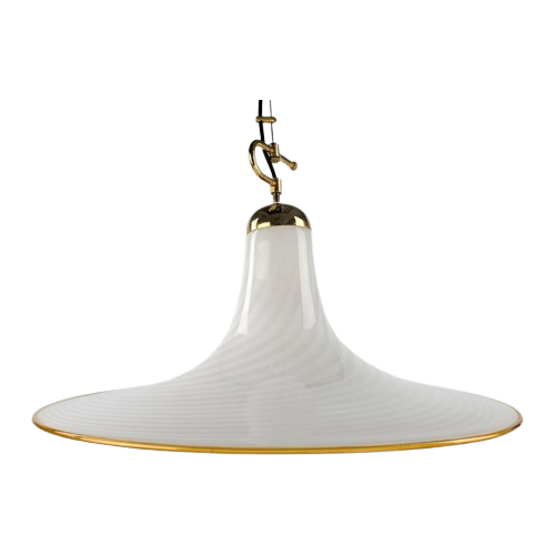 Italiaans Vintage Hanglamp Met Swirl Heksenhoed