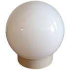 Vintage Plafonniere Bol Met Keramiek Plafond Amatuur, Jaren '80 thumbnail 1