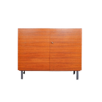 Vintage Secretaire Kast Teak, Jaren 60 thumbnail 1