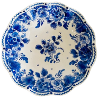 Vintage Delftsblauw De Pauw Schaal Delfts Blauw