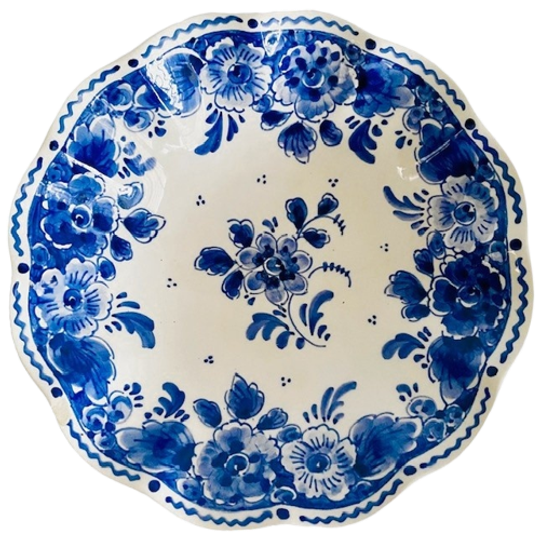 Vintage Delftsblauw De Pauw Schaal Delfts Blauw 1
