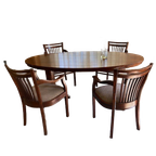 4 Eetkamerstoelen (bannink Toorop) Met Bijpassende Eettafel thumbnail 1