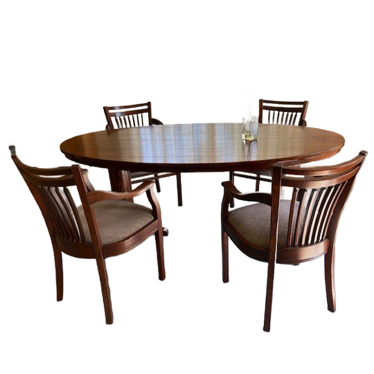 4 Eetkamerstoelen (bannink Toorop) Met Bijpassende Eettafel 1