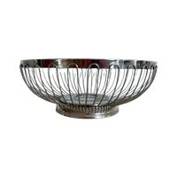 Rvs /Chroom / Zilver Draadmand / Broodmand / Fruitschaal