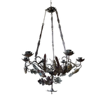 Oogstlamp Kerklamp Hanglamp Voor Kaarsen Frans Antiek thumbnail 1