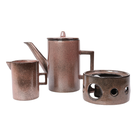 Koffieset Hans Wagner Voor Hofra, 1970s 1