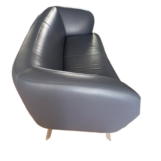 Leolux 2.5 Zitsbank Flint Leer 1