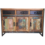 Industriële Reclaimed Houten Kast thumbnail 1