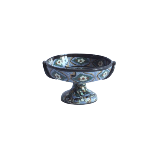 Neriage Mosaic Taza By Jean Gerbino, 1930S 1