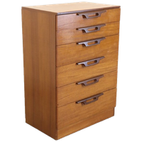 Vintage Hoge Ladekast 'brentford' Kast