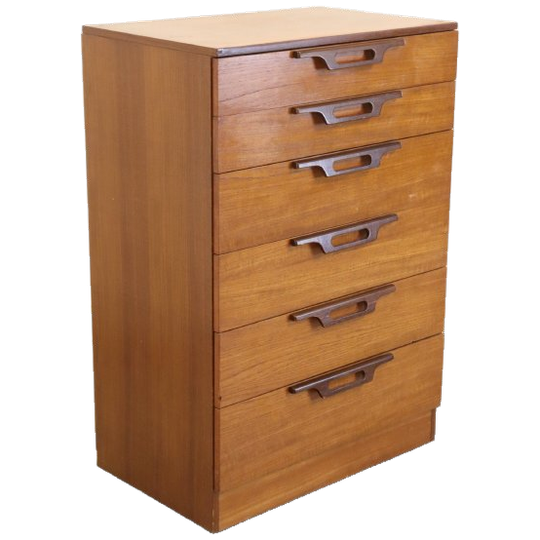 Vintage Hoge Ladekast 'brentford' Kast 1