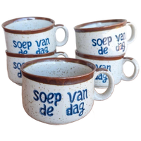 70's Vintage Soep Kommen Soep Van De Dag Servies