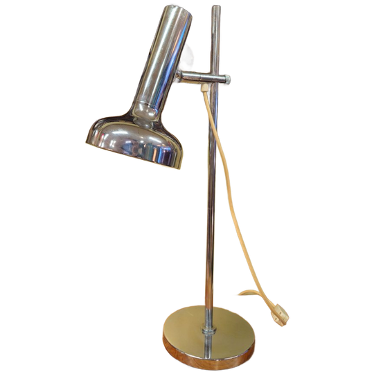 Vintage Duitsland Chromen Tafellamp Bureaulamp Lamp 1