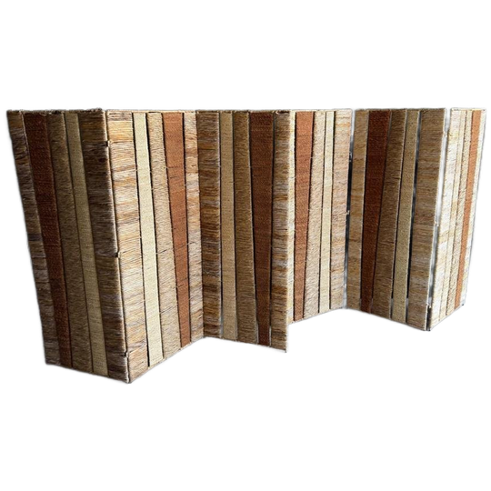 Vintage Roomdivider / Kamerscherm Biezen - 2 Beschikbaar 1