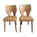 Vintage Eetkamer Stoelen (Scandinavische Stijl). thumbnail 1