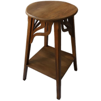 Art Deco Sierlijke Planten/bijzettafel Hout, Jaren '20