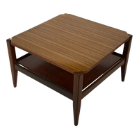 Vintage Salontafel Coffee Table Jaren 70 Design Teak Fineer