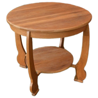 Ronde Salontafel In Een Blanke Kleur