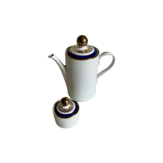 Thee/koffie Pot Met Suikerpot Winterling Marktleuthen Bavaria 1