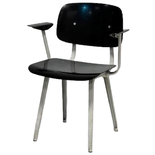 Ahrend De Cirkel | Vintage Revolt Eettafelstoel Stoel Zwart 1