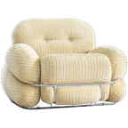Vintage Adriano Piazzesi Okay Fauteuil Jaren 70 Italië thumbnail 1