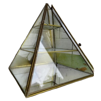 Vintage Mini Serre / Vitrine / Etagere In Piramide Vorm