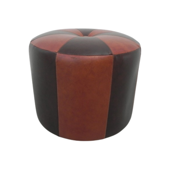 Ronde Vintage Poef 1