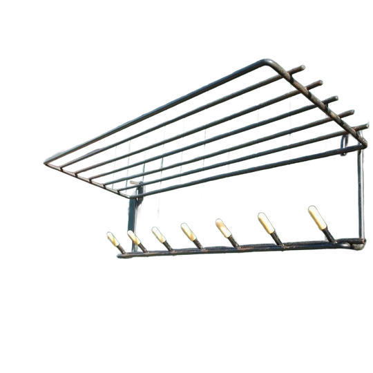 Vintage Wandkapstok Metaal 1