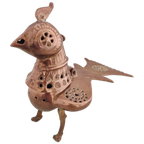 Vintage Brass Khorasan Style Dove Incense Burner thumbnail 1