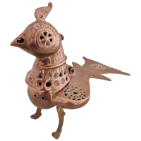 Vintage Brass Khorasan Style Dove Incense Burner