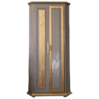 Modern Stijl Hoekkast In Taupe Met Goud thumbnail 1
