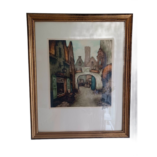 Jef Codron 'Sérénité'. Gesigneerde Ets 115/350 1