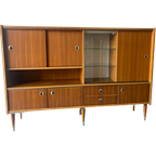 Retro Vintage Mid-Century Dressoir,High-Board Perfecte Staat thumbnail 1