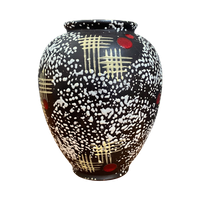 Black Vase By Carstens Tonnieshof Decor Hawaii 1950S