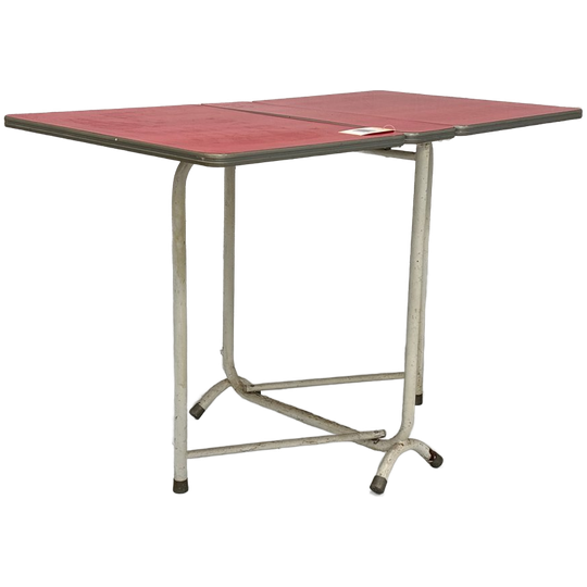 Retro Formica Bijzettafel Rood 1