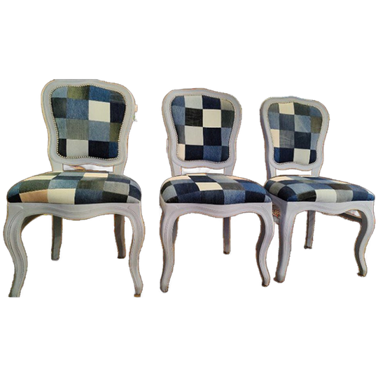 Set Van 6 Unieke Eetkamer Stoelen 1